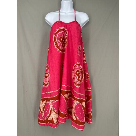 House of Harlow Dresses & Skirts - House of Harlow Dress Womens XS Pink Beachy Resort Cotton Skirt Bohemian Flowy